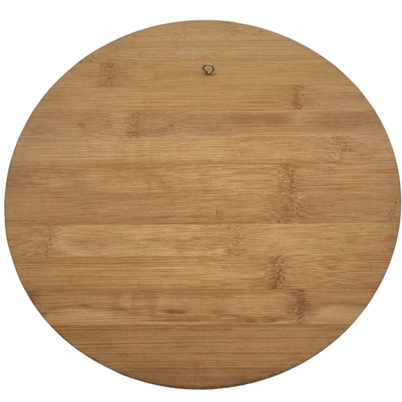 Fromage Solid Wood 11 Inch Round Cheese Board - Picture 3 of 4